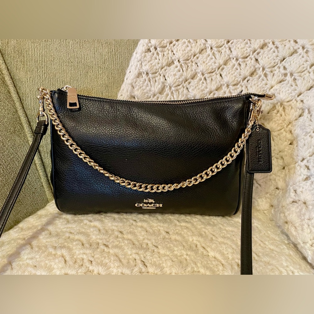 Coach Black Leather Crossbody | Shoulder Bag